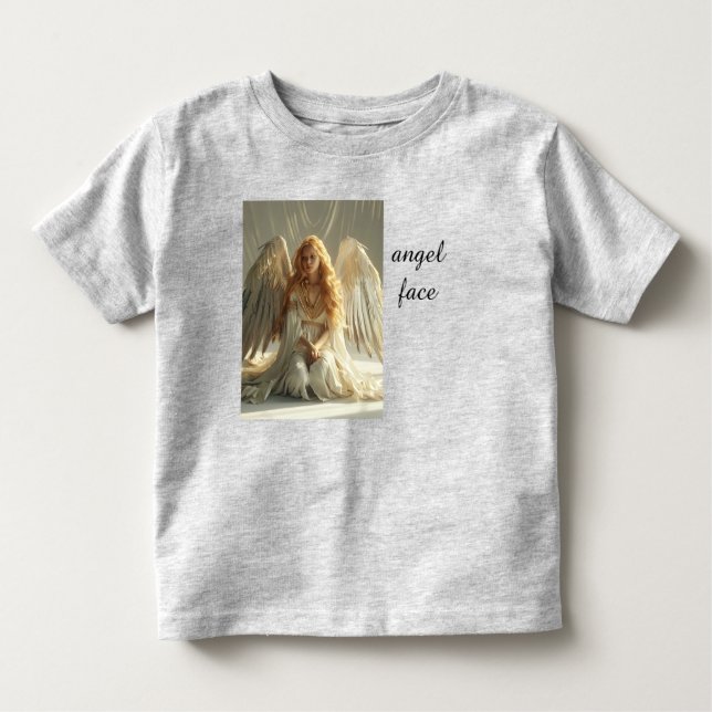  angel face toddler T-Shirt (Front)
