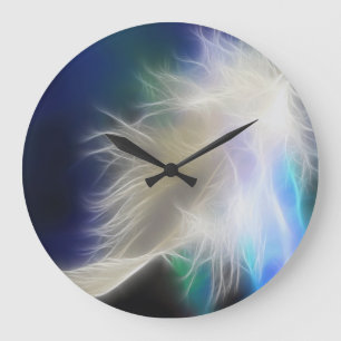 Angel Feather Wall Clock