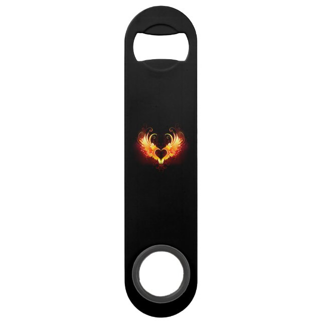 Angel Fire Heart with Wings (Front)