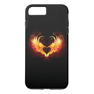 Angel Fire Heart with Wings Case-Mate iPhone Case