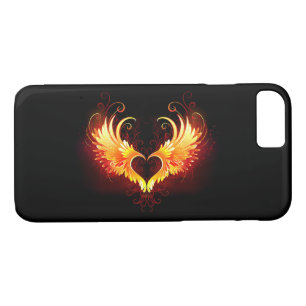 Angel Fire Heart with Wings Case-Mate iPhone Case