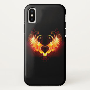 Angel Fire Heart with Wings Case-Mate iPhone Case