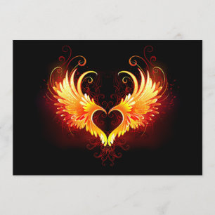 Angel Fire Heart with Wings Programme