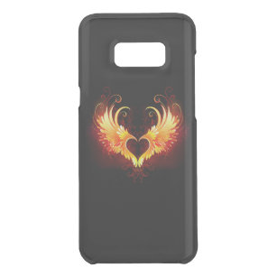 Angel Fire Heart with Wings Uncommon Samsung Galaxy S8 Plus Case