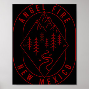 Angel Fire Mountains New Mexico Hiking Outdoors Mi Poster