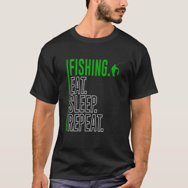 Angel Fischer Fishing Gift Saying T-Shirt (Front)