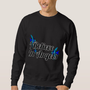 Angel Fish I Believe In Angels Love Aquarium Fish Sweatshirt