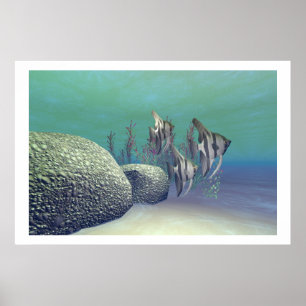 ANGEL FISH PRINT