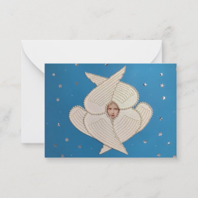 Angel Flat Note Card (Front)