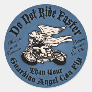 Angel Flight II Classic Round Sticker