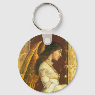 Angel Fresco Design Key Ring