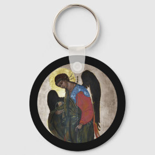 Angel Gabriel Icon Key Ring