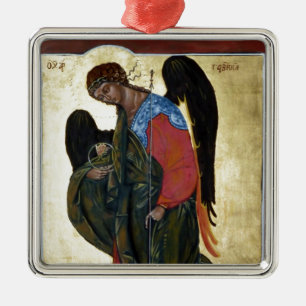 Angel Gabriel Metal Tree Decoration