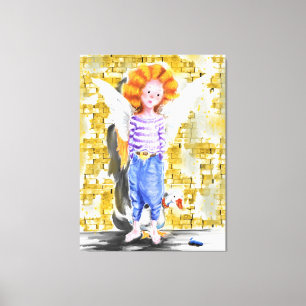 Angel Girl Canvas Print