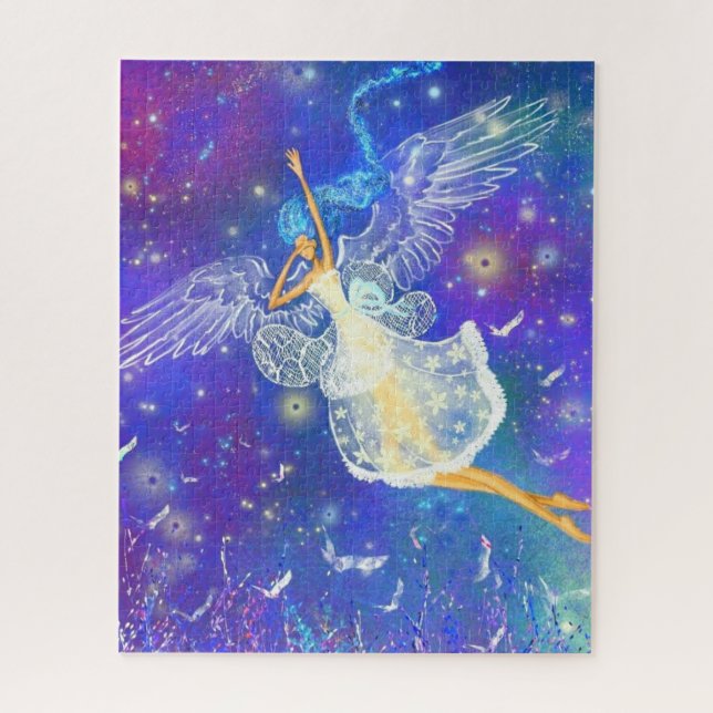 Angel Girl Fantasy Jigsaw Puzzle Painting (Vertical)