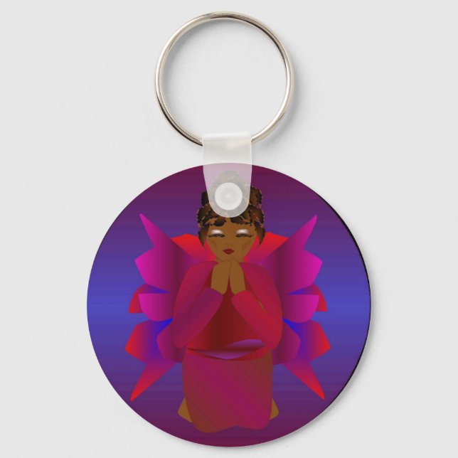 Angel Girl Key Ring (Front)