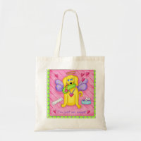 Angel Golden Yellow Dog with Shoe