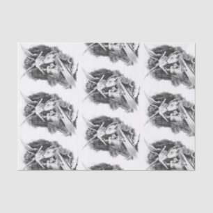 Angel Guarding A Girl Child Tissue Paper