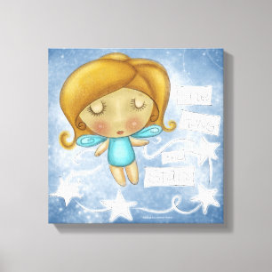Angel Hangs the Stars Canvas Print