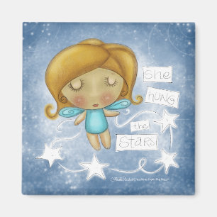 Angel Hangs the Stars Magnet