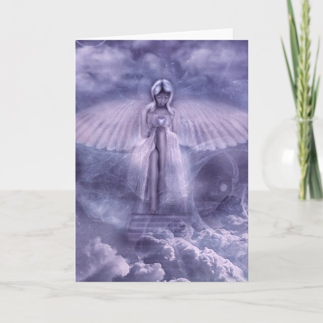 Angel Heart Greeting Cards (Front)
