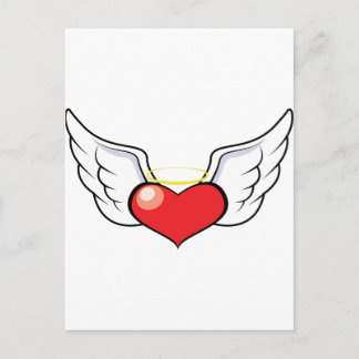 Angel heart postcard