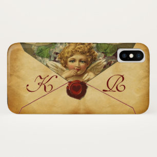 ANGEL HEART WAX SEAL PARCHMENT Monogram Case-Mate iPhone Case
