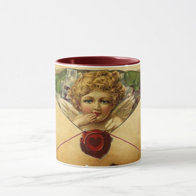 ANGEL HEART WAX SEAL PARCHMENT MUG (Center)