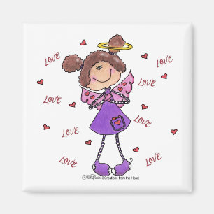 Angel Hearts Magnet