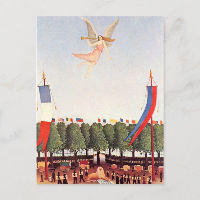 Angel, Henri Rousseau Fine Art Postcard (Front)