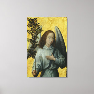 Angel Holding an Olive Branch Canvas Print