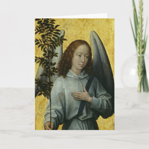 Angel Holding an Olive Branch Card