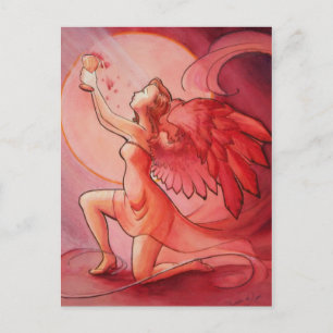 Angel Holding Cup 2 Postcard