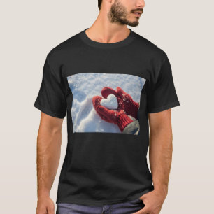 Angel Holding Iceberg Heart T-Shirt