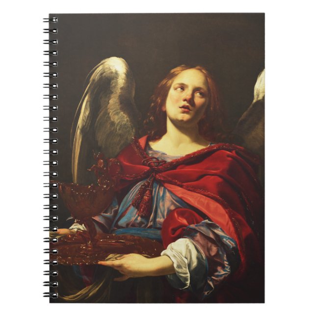 Angel Holding the Vessel and Towel  Notebook (Front)