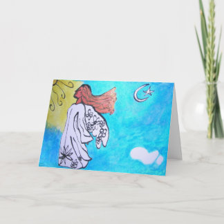 Angel Holiday Card