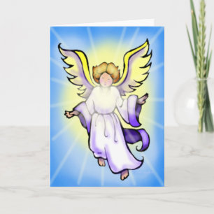 Angel Holiday Card