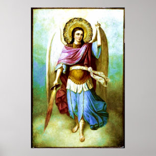 Angel Holy Archangel Saint Michael Poster