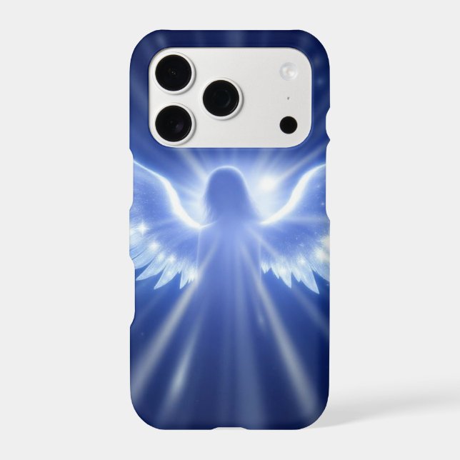 Angel iluminated with stars and Navy Blue (Back)