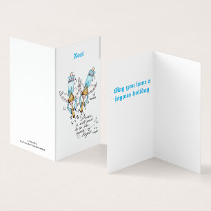 Angel in Blue Playing Music for Our Souls