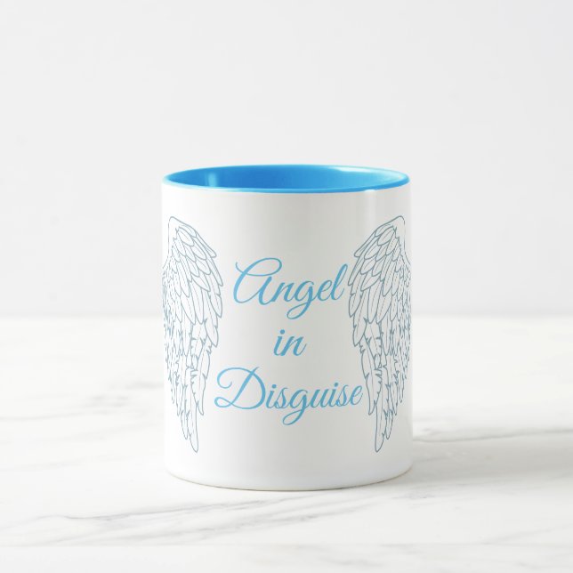 Angel in Disguise Angel Wings Mug (Center)