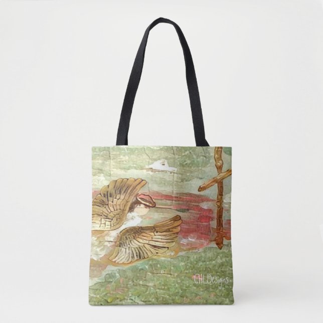 Angel in Flight Design 1 Tote Bag (Front)