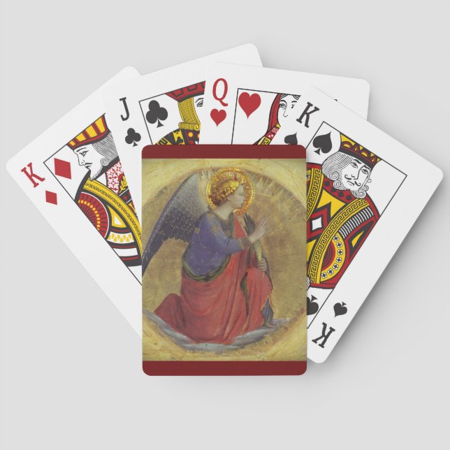 Angel in Gold Playing Cards (Back)