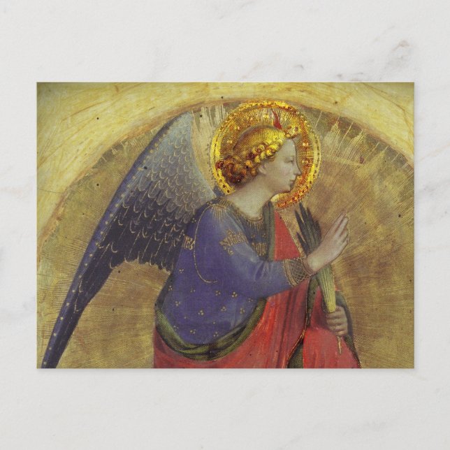 Angel in Gold Postcard (Front)