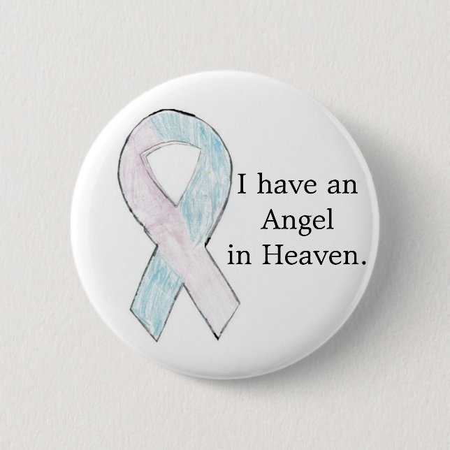 Angel In Heaven Button (Front)