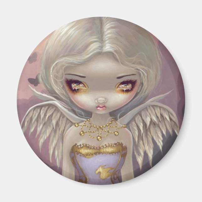 "Angel in Lilac" Magnet (Front)