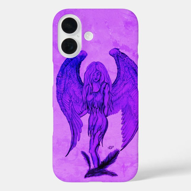 Angel in Tattoo Style Case-Mate iPhone Case (Back)