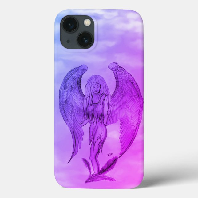 Angel in Tattoo Style Case-Mate iPhone Case (Back)