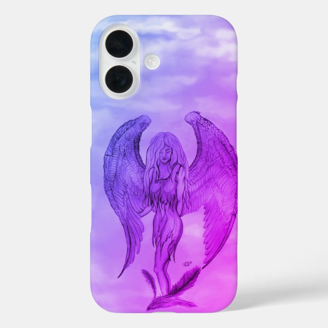 Angel in Tattoo Style Case-Mate iPhone Case (Back)