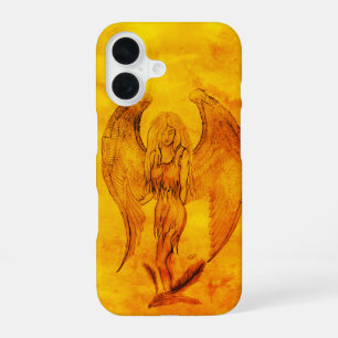 Angel in Tattoo Style iPhone 16 Case